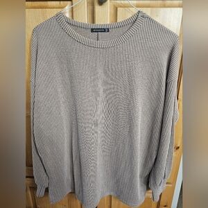 Staccato Taupe Crew Neck Sweater